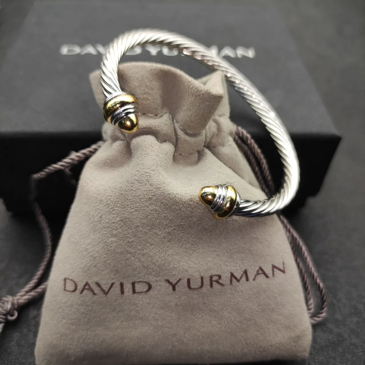 Tiffany & Co. HardWear Twisted Cable Two-Tone Bracelet 3