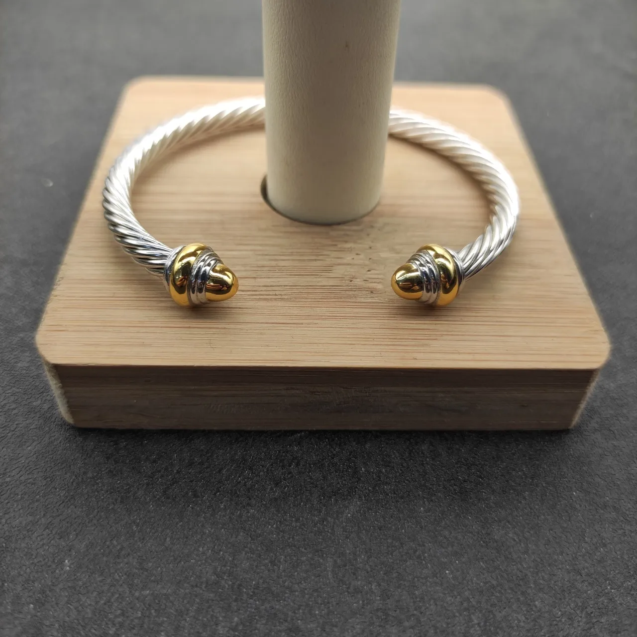 Tiffany & Co. HardWear Twisted Cable Two-Tone Bracelet 6
