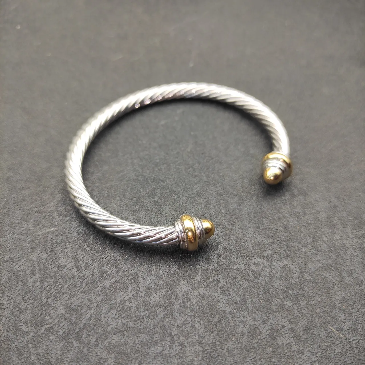Tiffany & Co. HardWear Twisted Cable Two-Tone Bracelet 8