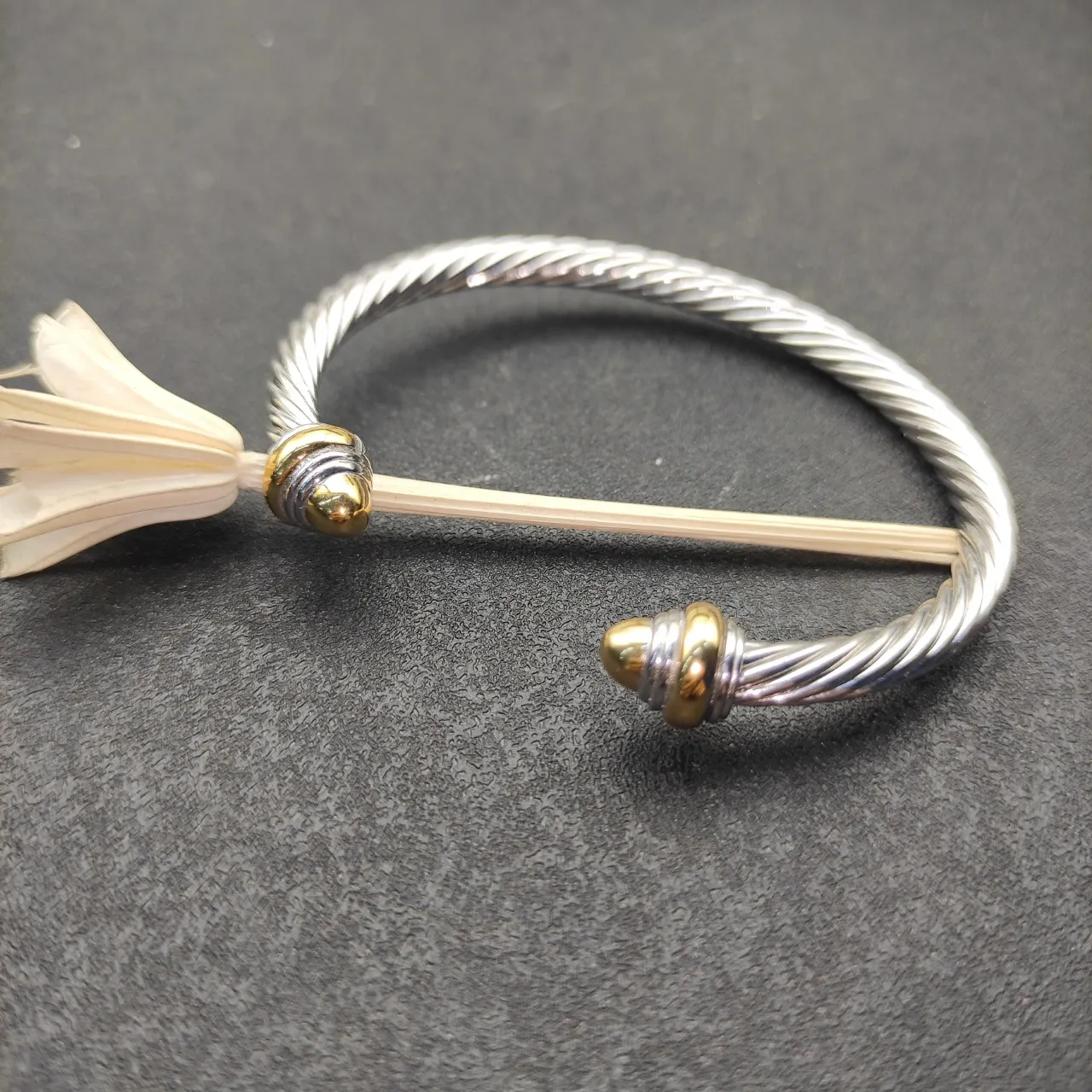 Tiffany & Co. HardWear Twisted Cable Two-Tone Bracelet 9