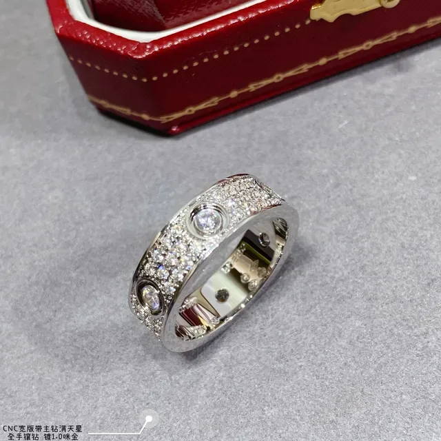 Tiffany & Co. Juste un Clou Bague Argent Bande Large Pavé-Set 3