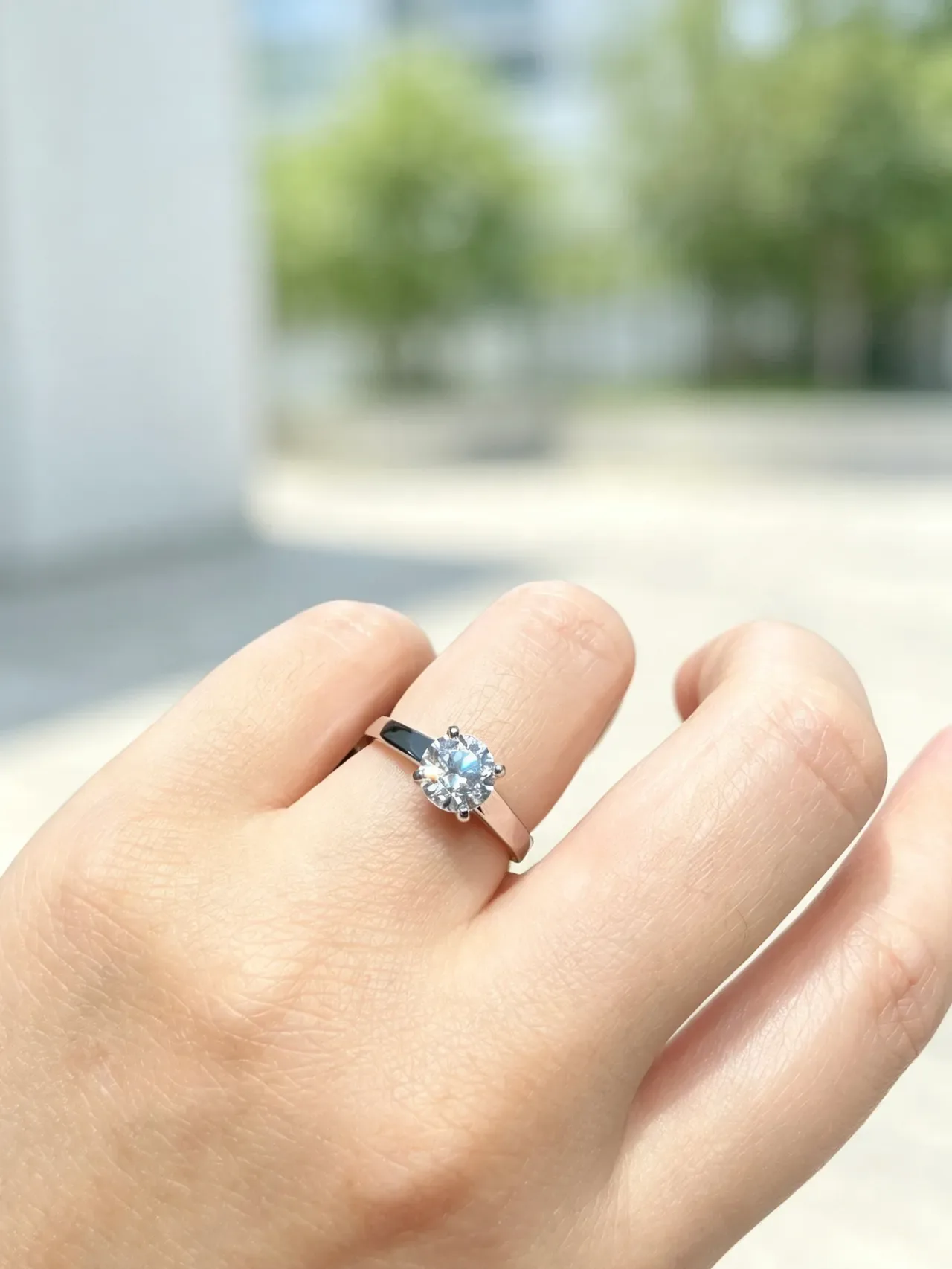 Tiffany & Co. Tiffany Setting राउंड ब्रिलियंट सोलिटेयर रिंग 8