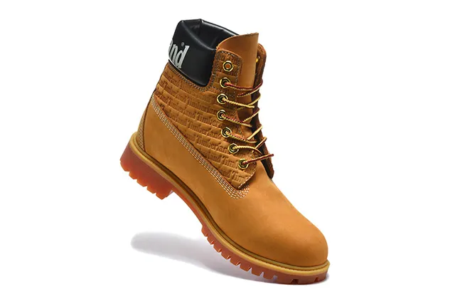 Timberland Premium 6-Inch Tan Nubuck Work Boots 6