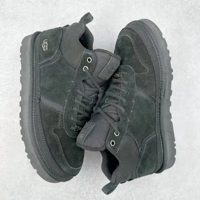 UGG 黑色 高帮 麂皮和网面 鞋面 雪靴 3