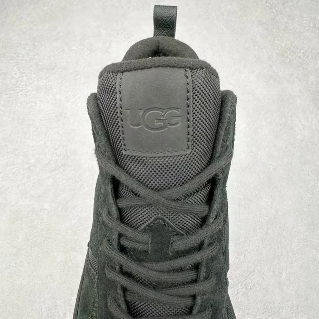 UGG 黑色 高帮 麂皮和网面 鞋面 雪靴 5