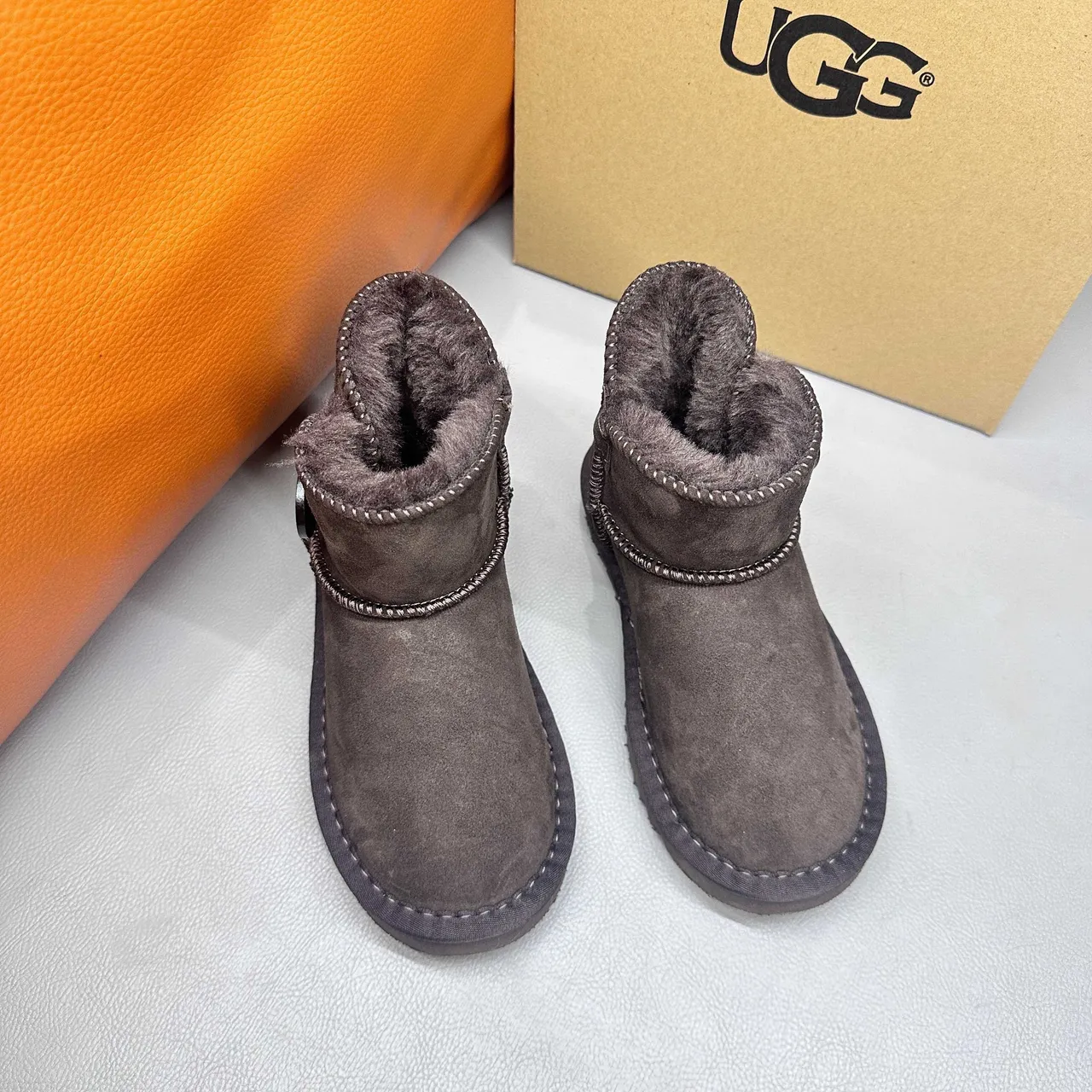 UGG Classic Mini Chestnut Snow Boots 16