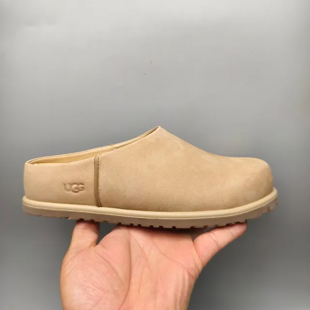 UGG Tasman Beige Daim Supérieur Semelle Caoutchouc Moulé Chaussures Casuales 2