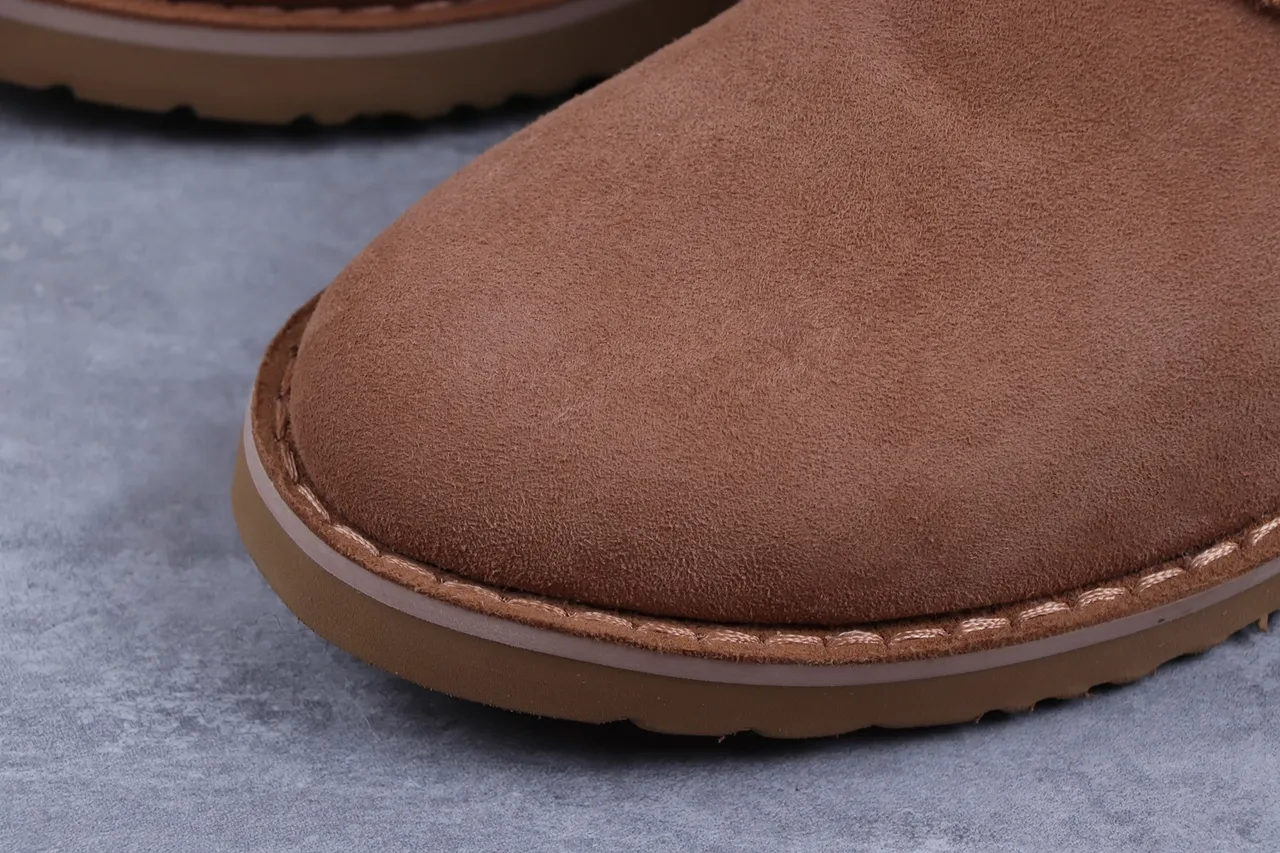 UGG Tasman Brown Suede Shearling-Lined Ankle Boots 4