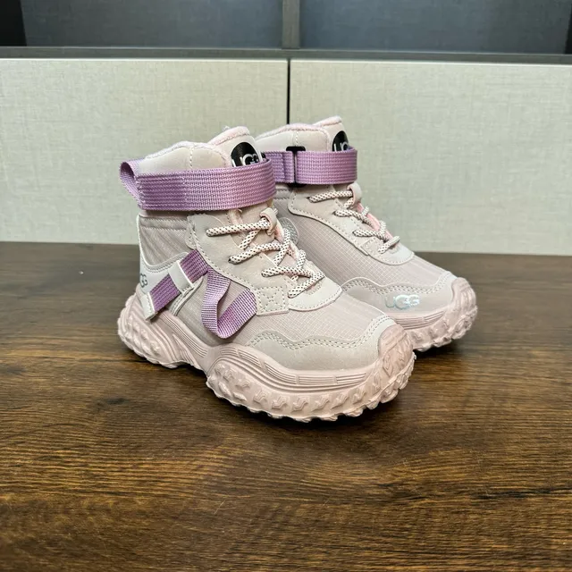 UGG Tasman Pink Purple Chunky Tread Sole Dual Lace-and-Strap Closure Snow Boots 4