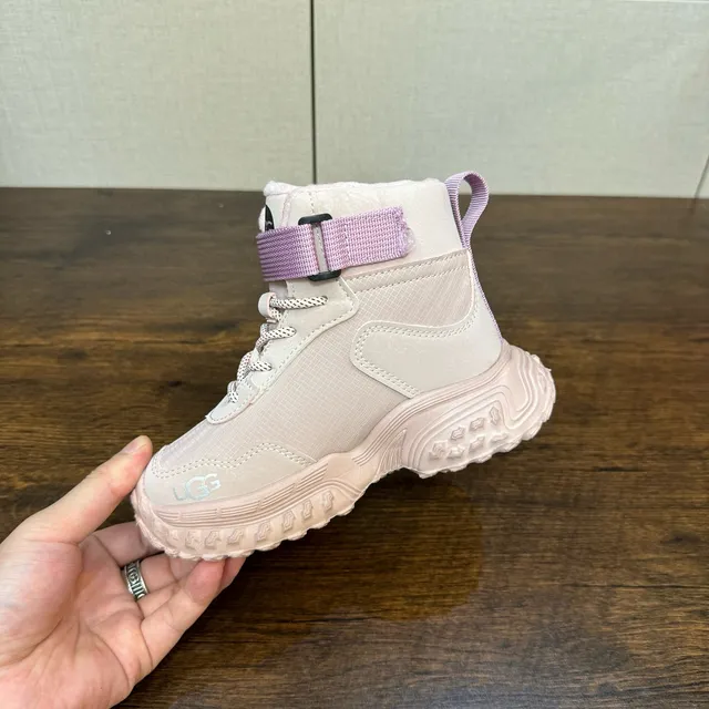 UGG Tasman Pink Purple Chunky Tread Sole Dual Lace-and-Strap Closure Snow Boots 11