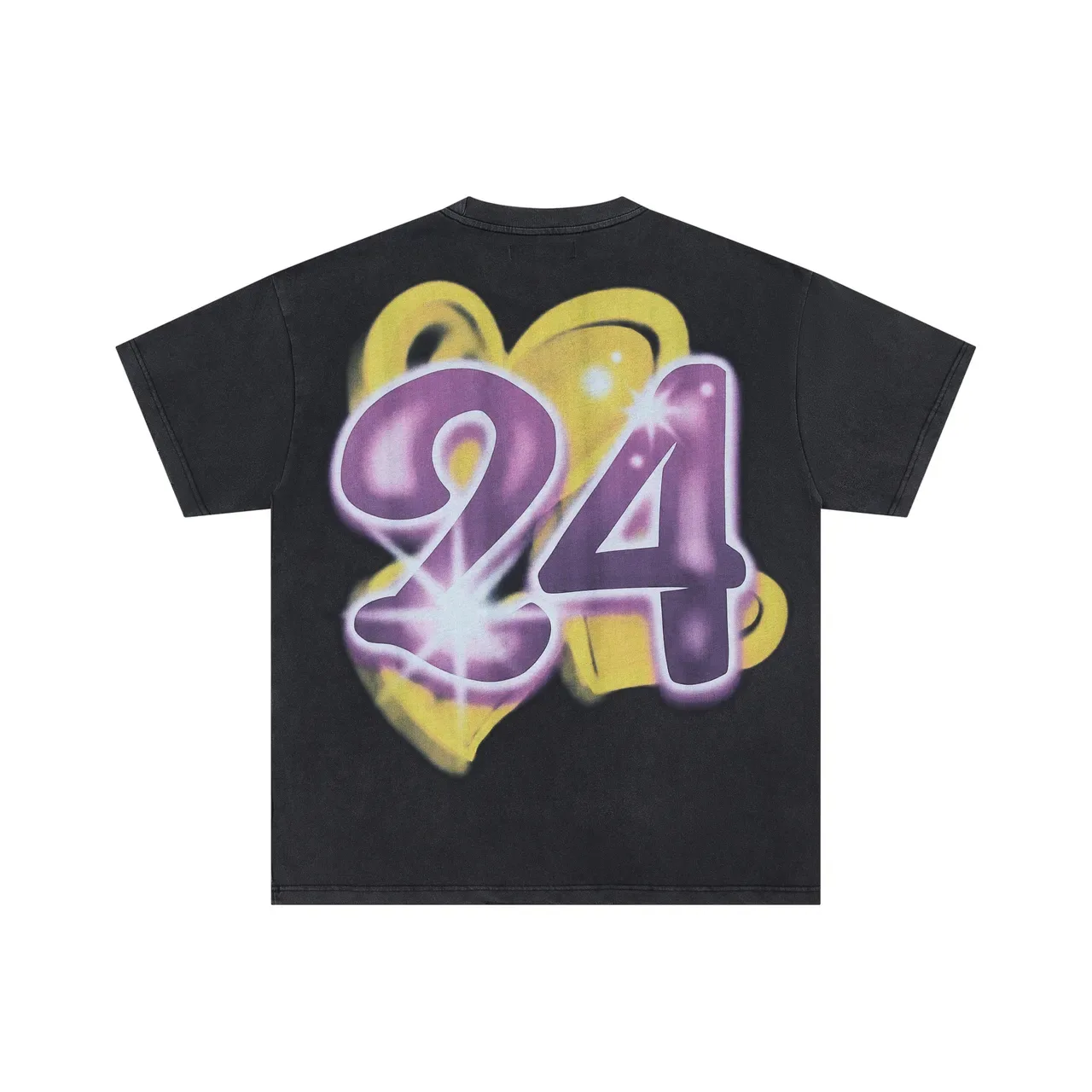 T-shirt oversize UMA WANG imprimé graphique aile d'ange et '81' 4