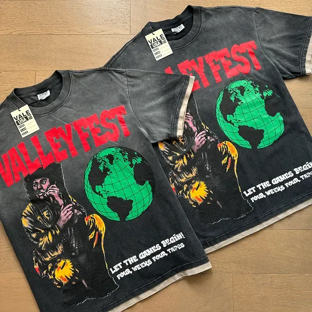 Vale Forever Valley Fest 酸洗印花T恤 2