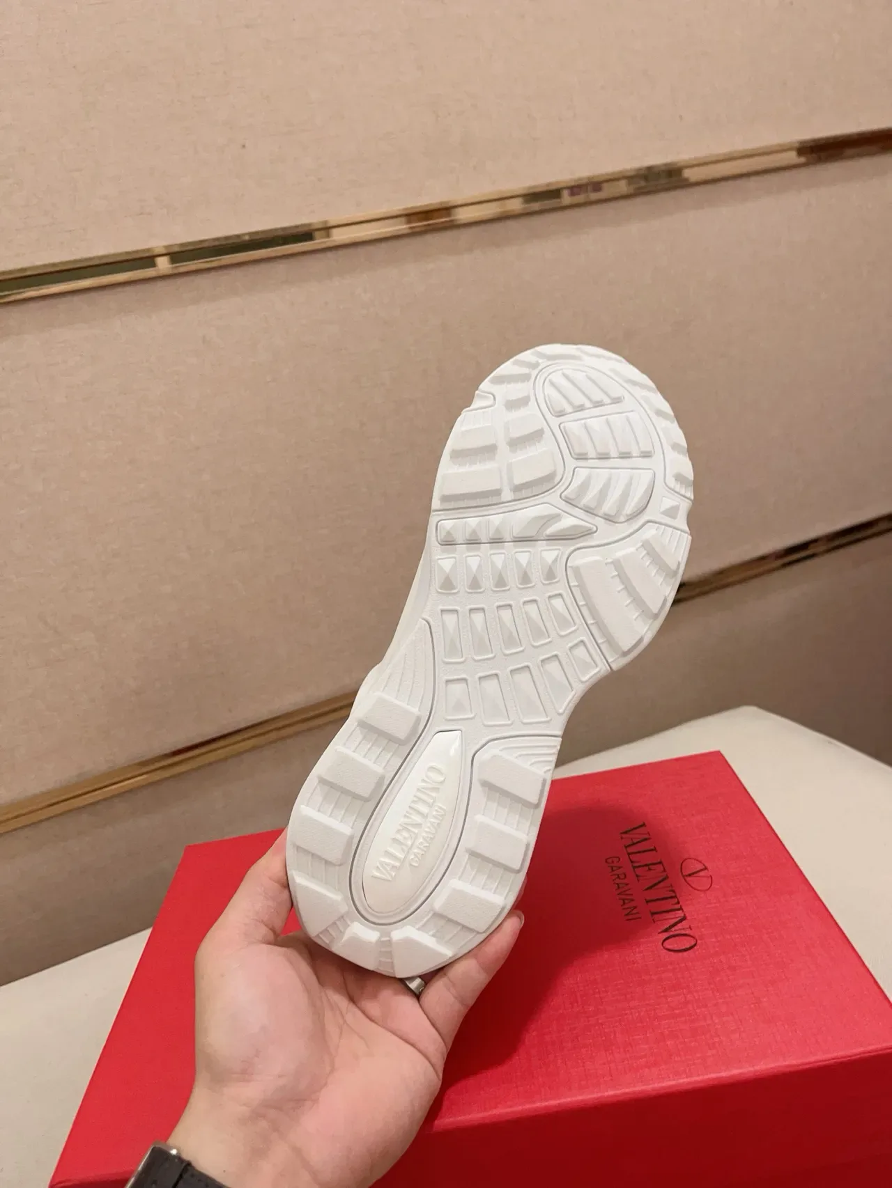 Valentino Garavani White Chunky Lifestyle Sneakers 3
