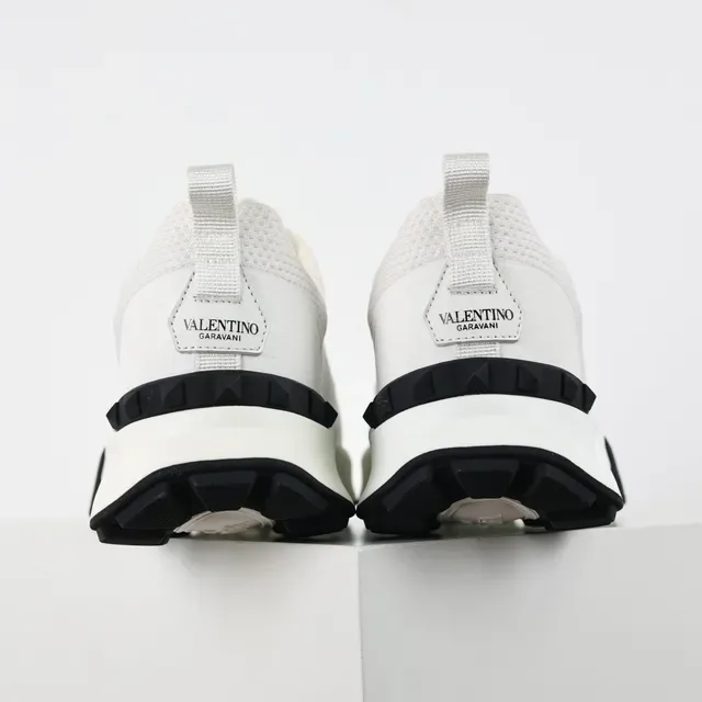 Valentino Open White and Black Lifestyle Sneakers 8