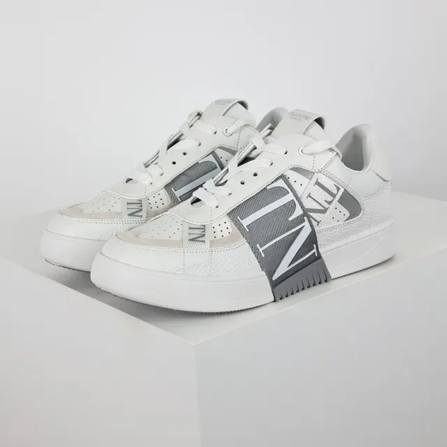 Valentino VLTN zapatillas lifestyle blanco y gris 2