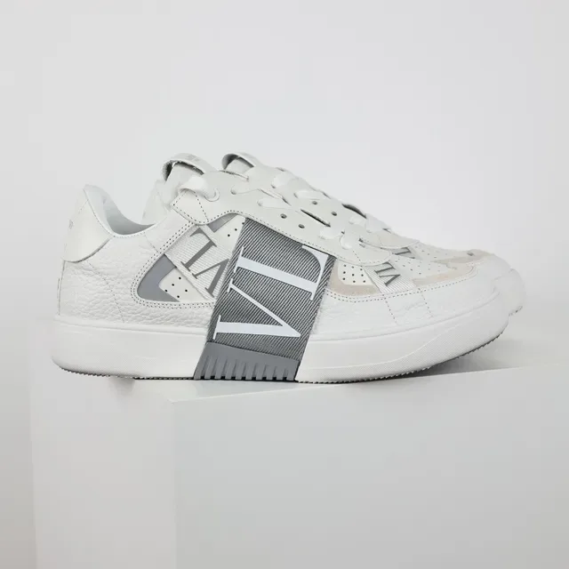 Valentino VLTN zapatillas lifestyle blanco y gris 3