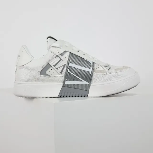 Valentino VLTN zapatillas lifestyle blanco y gris 7