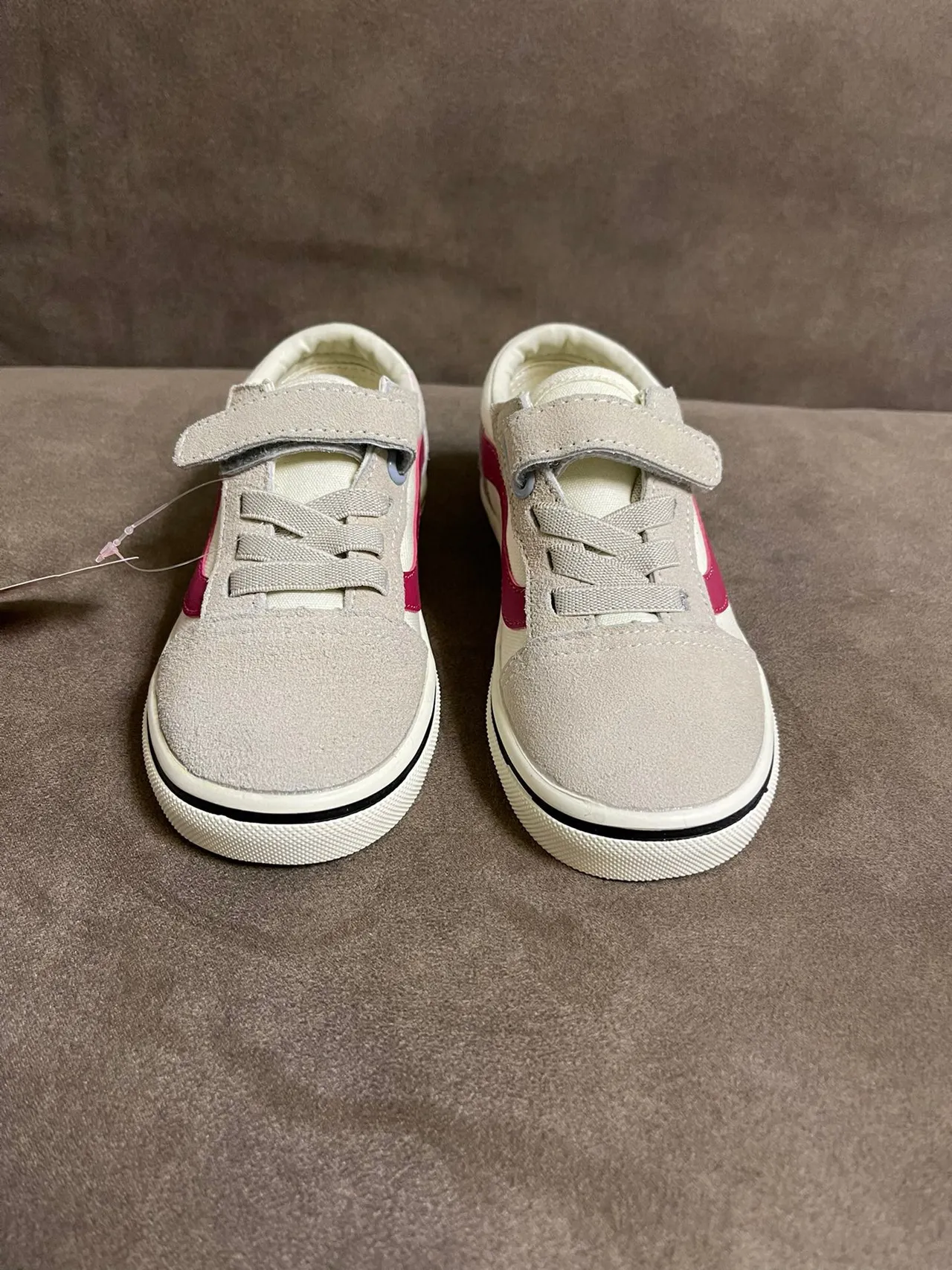 Vans Old Skool أزرق وبنفسجي منخفض القمة كومبو قماش مخمل أحذية تزلج 6