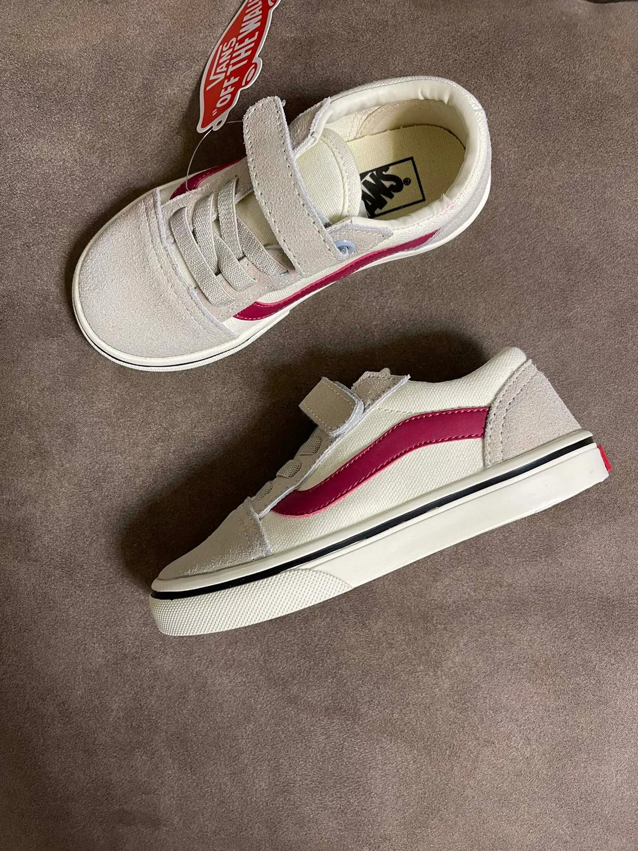 Vans Old Skool أزرق وبنفسجي منخفض القمة كومبو قماش مخمل أحذية تزلج 8