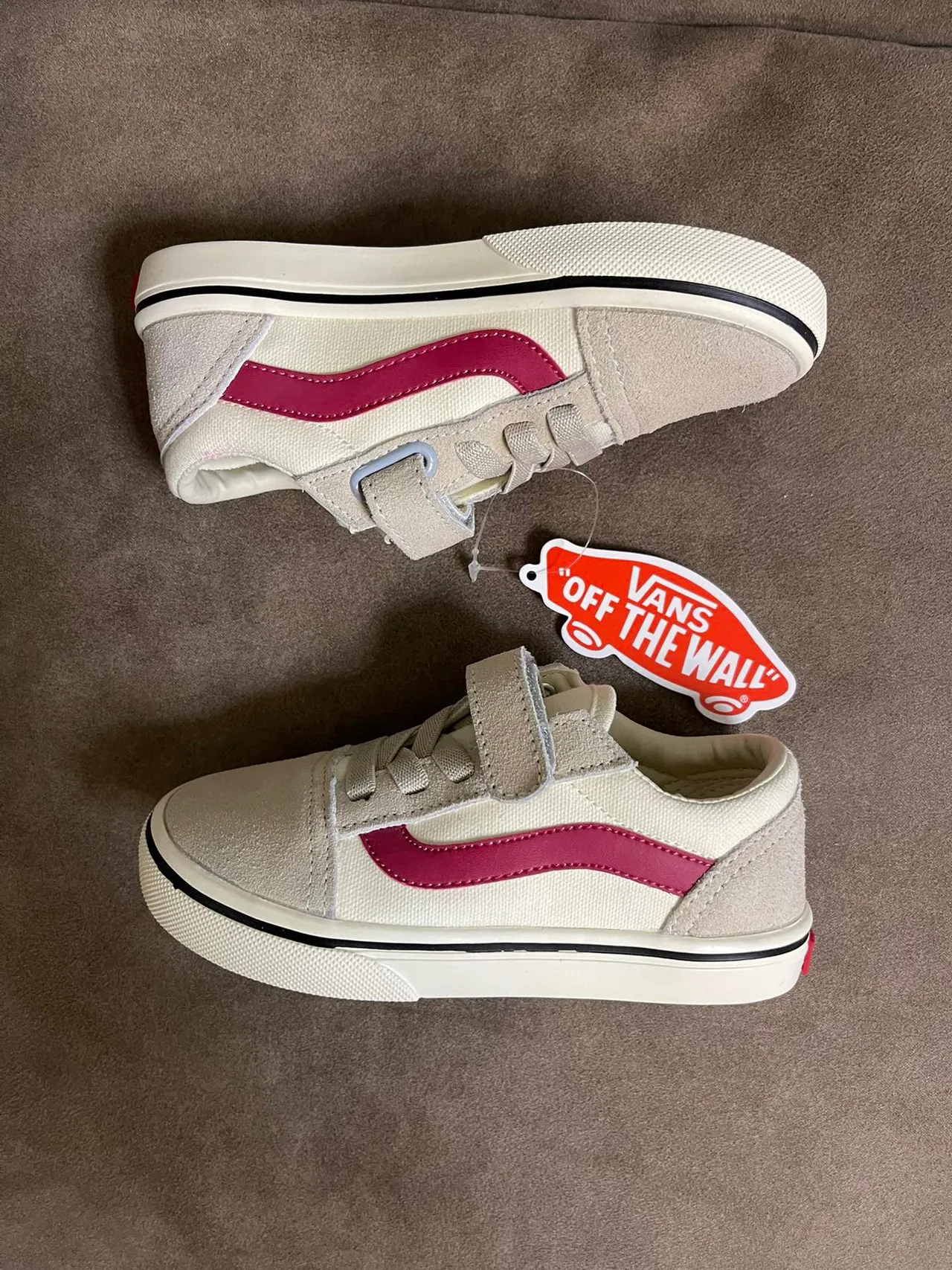 Vans Old Skool أزرق وبنفسجي منخفض القمة كومبو قماش مخمل أحذية تزلج 11