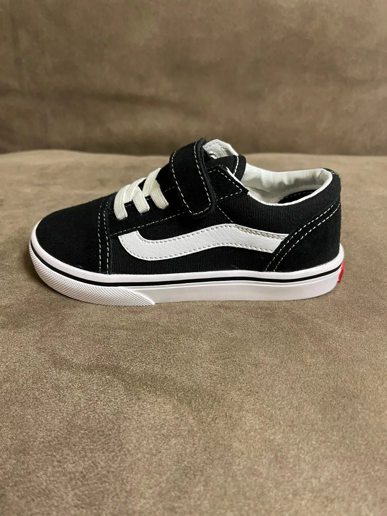 Vans Old Skool أزرق وبنفسجي منخفض القمة كومبو قماش مخمل أحذية تزلج 12