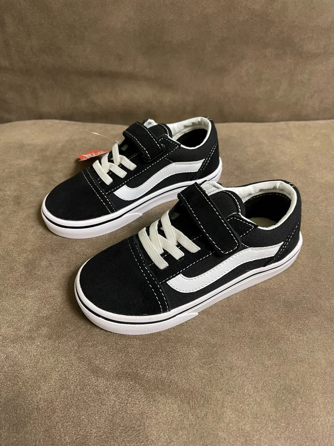 Vans Old Skool أزرق وبنفسجي منخفض القمة كومبو قماش مخمل أحذية تزلج 13