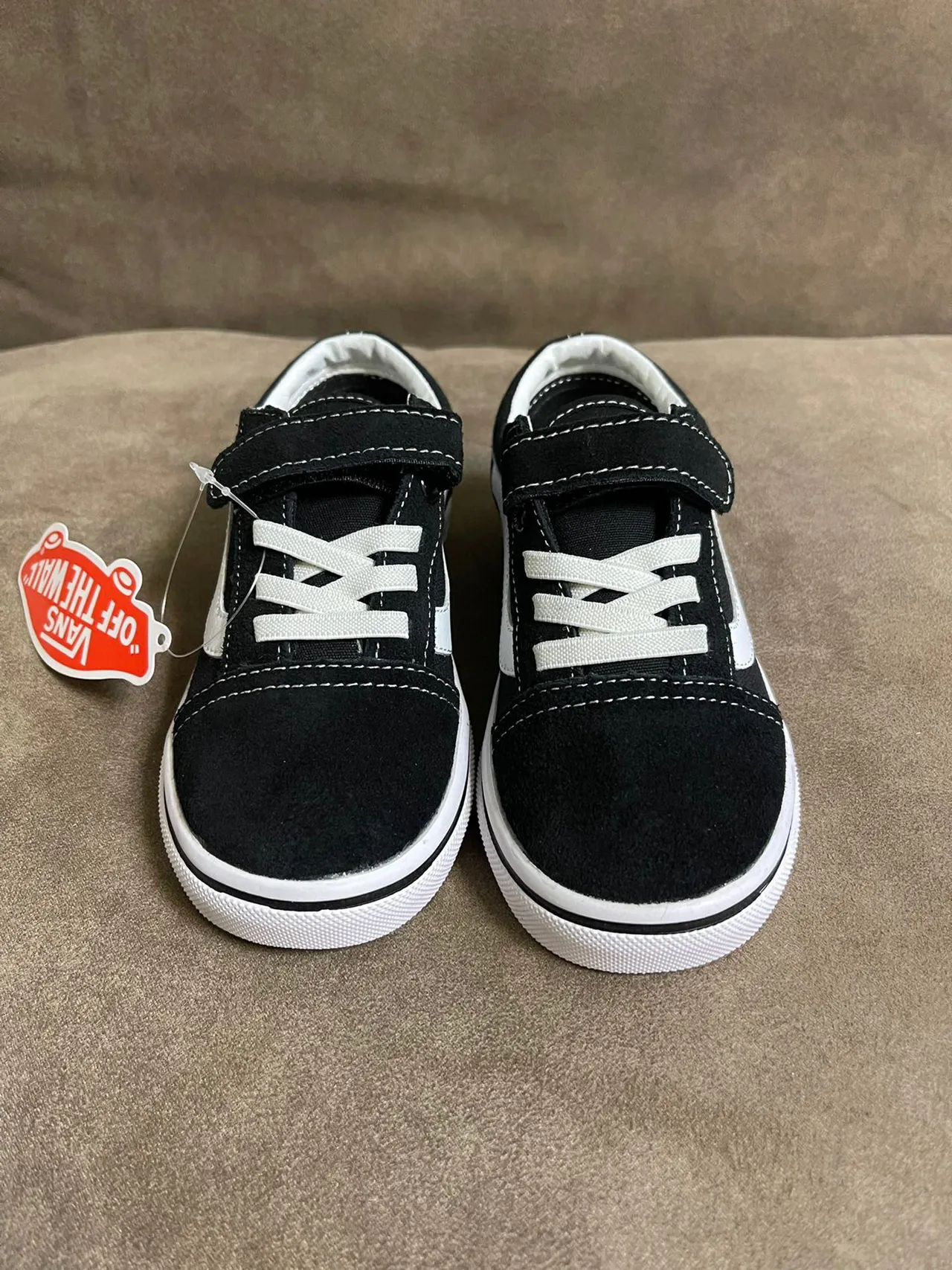 Vans Old Skool أزرق وبنفسجي منخفض القمة كومبو قماش مخمل أحذية تزلج 15