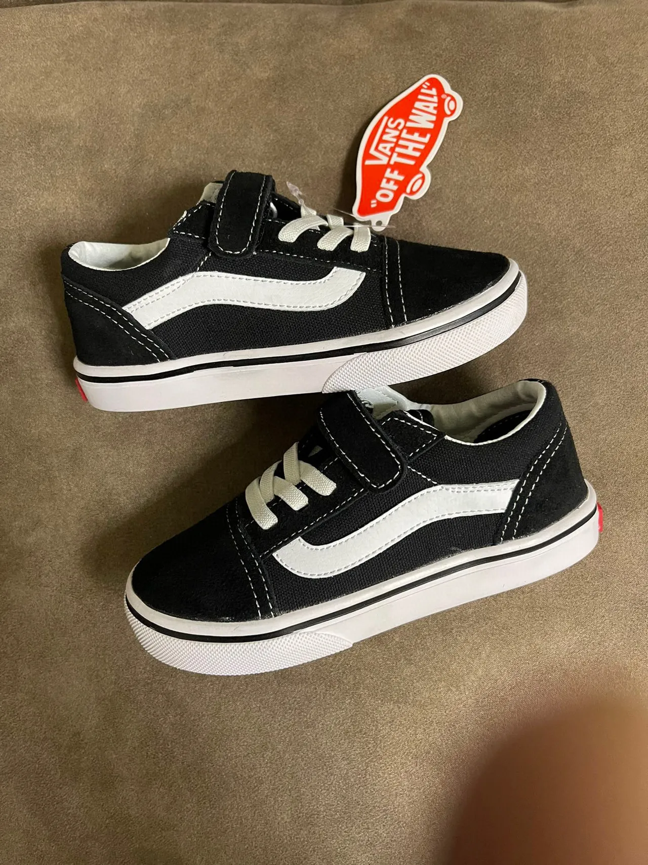 Vans Old Skool أزرق وبنفسجي منخفض القمة كومبو قماش مخمل أحذية تزلج 19