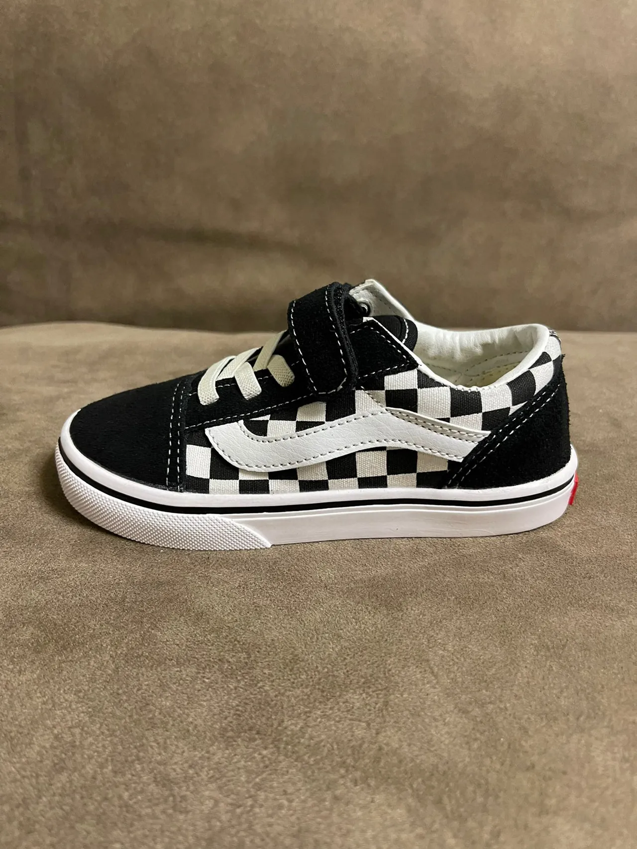 Vans Old Skool أزرق وبنفسجي منخفض القمة كومبو قماش مخمل أحذية تزلج 21