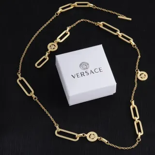 Versace Odissea 金色纸夹链 Medusa 项链