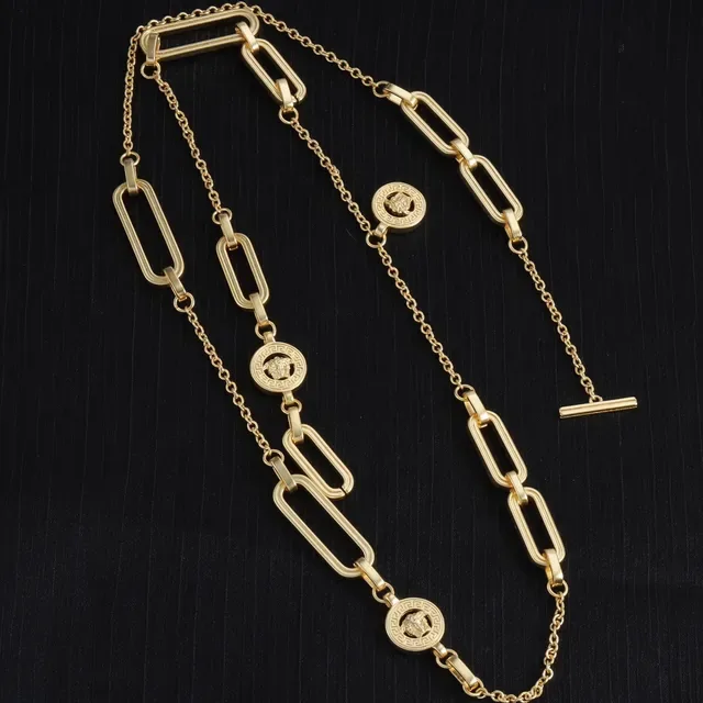 Versace Odissea Collier Doré Clip de Papier Medusa 7
